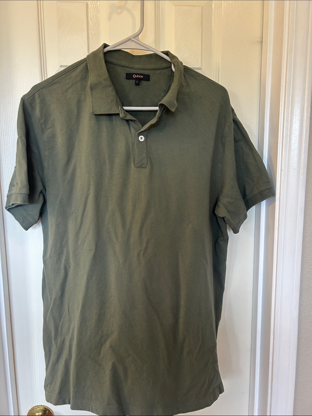 Quince Men's Polo Shirt - Olive